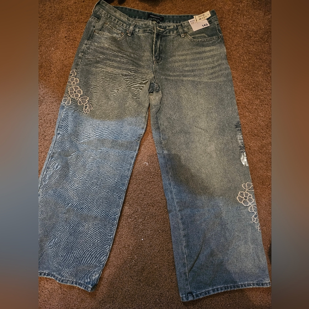 Aeropostale Blue Flare & Wide Leg Jeans